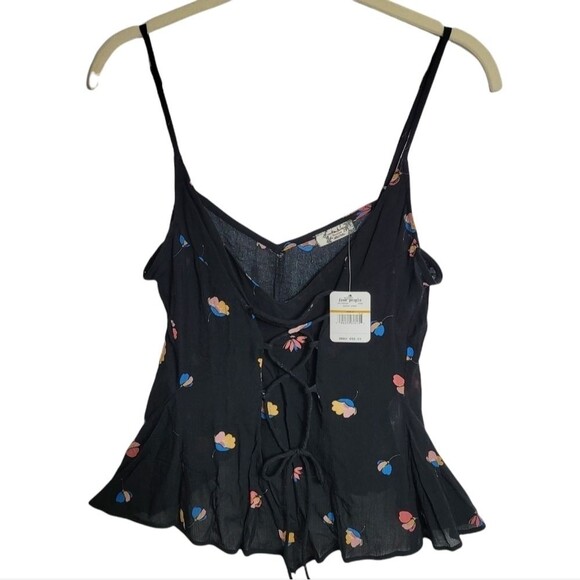 FREE PEOPLE Radea Printed Lace-up Camisole Size SMALL - Picture 5 of 11
